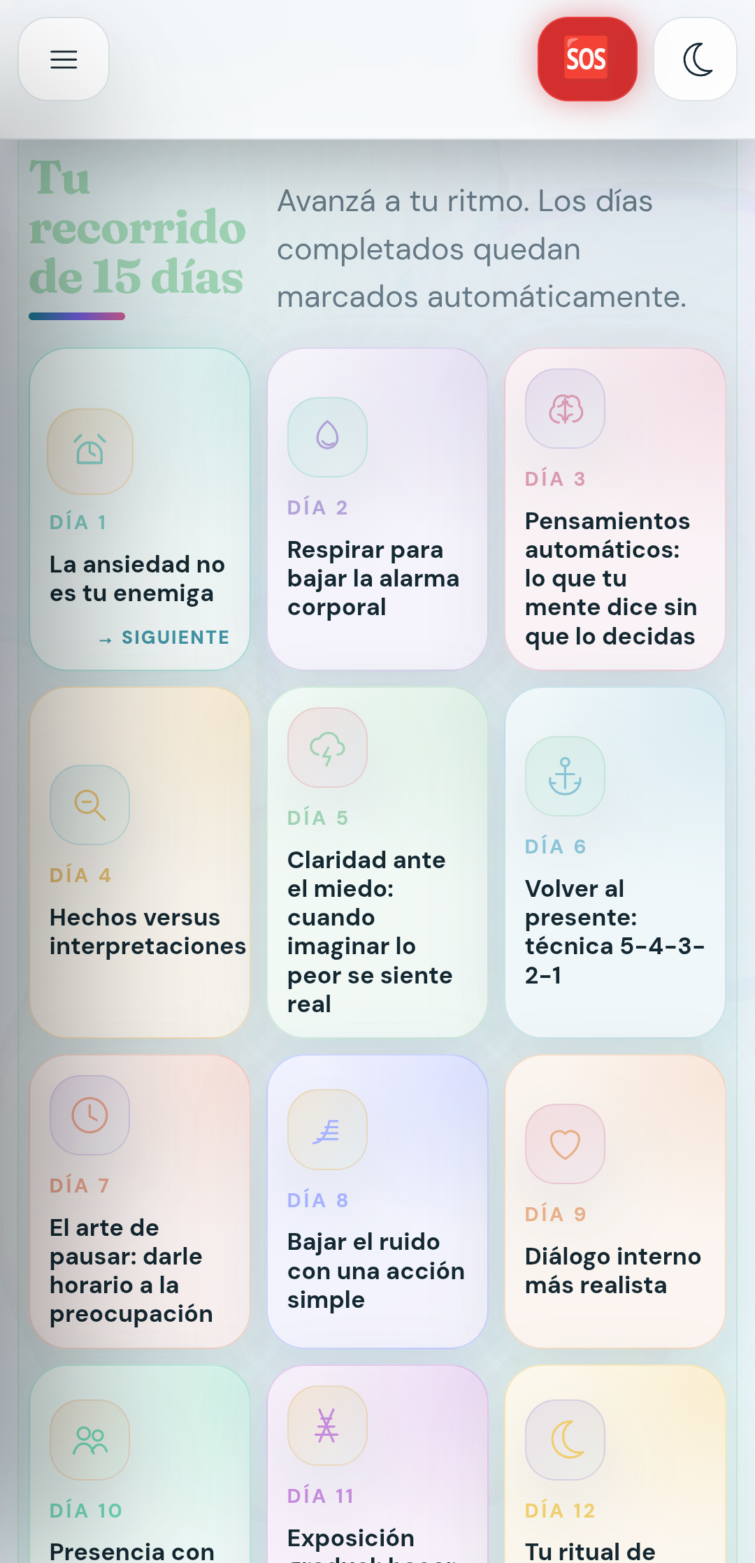 Índice de 15 días